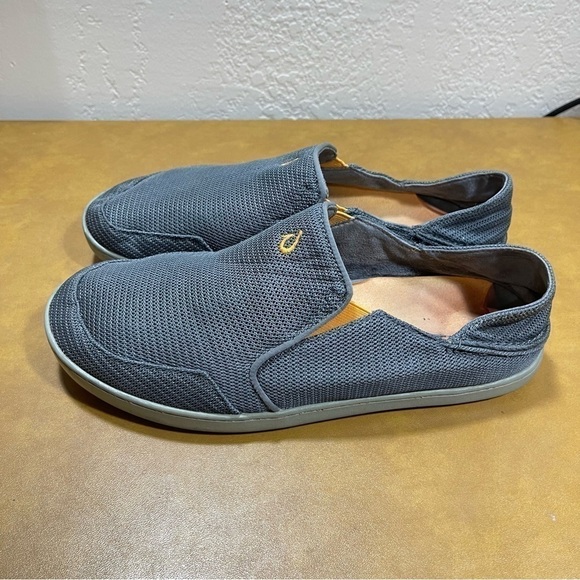 OluKai Nohea Mesh “Dark Shadow” Slip-On Shoes Size 9 Men main image 4